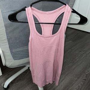 lululemon pink tank top size 2